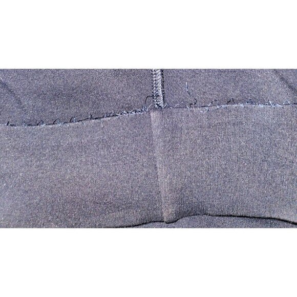 DVF Diane Von Furstenberg Career Midi Dress 6 Stretch Half Sleeve Blue Zippers - Picture 10 of 16